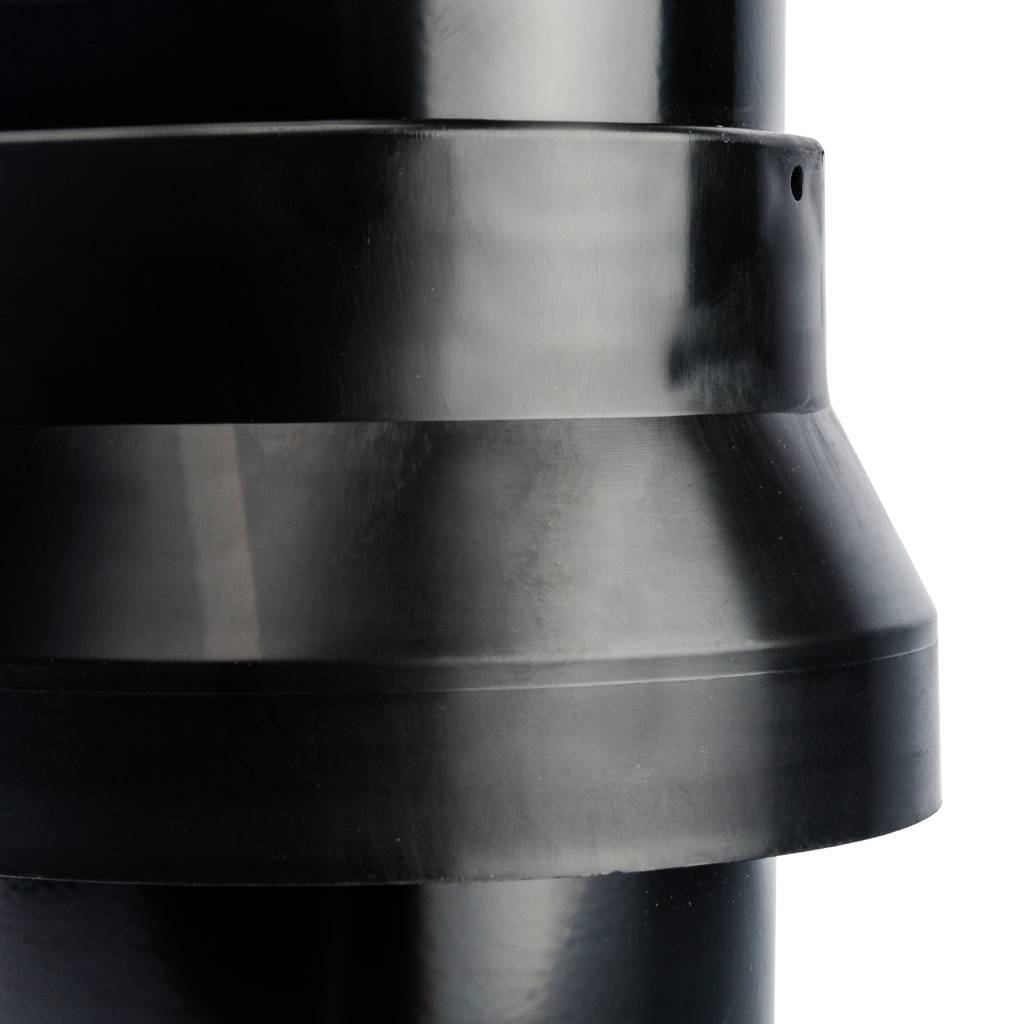 Элемент дымохода STOUT DN80/100 к-т адаптер вертикальный утепленный, 584 мм, финальный участок. Фото 5