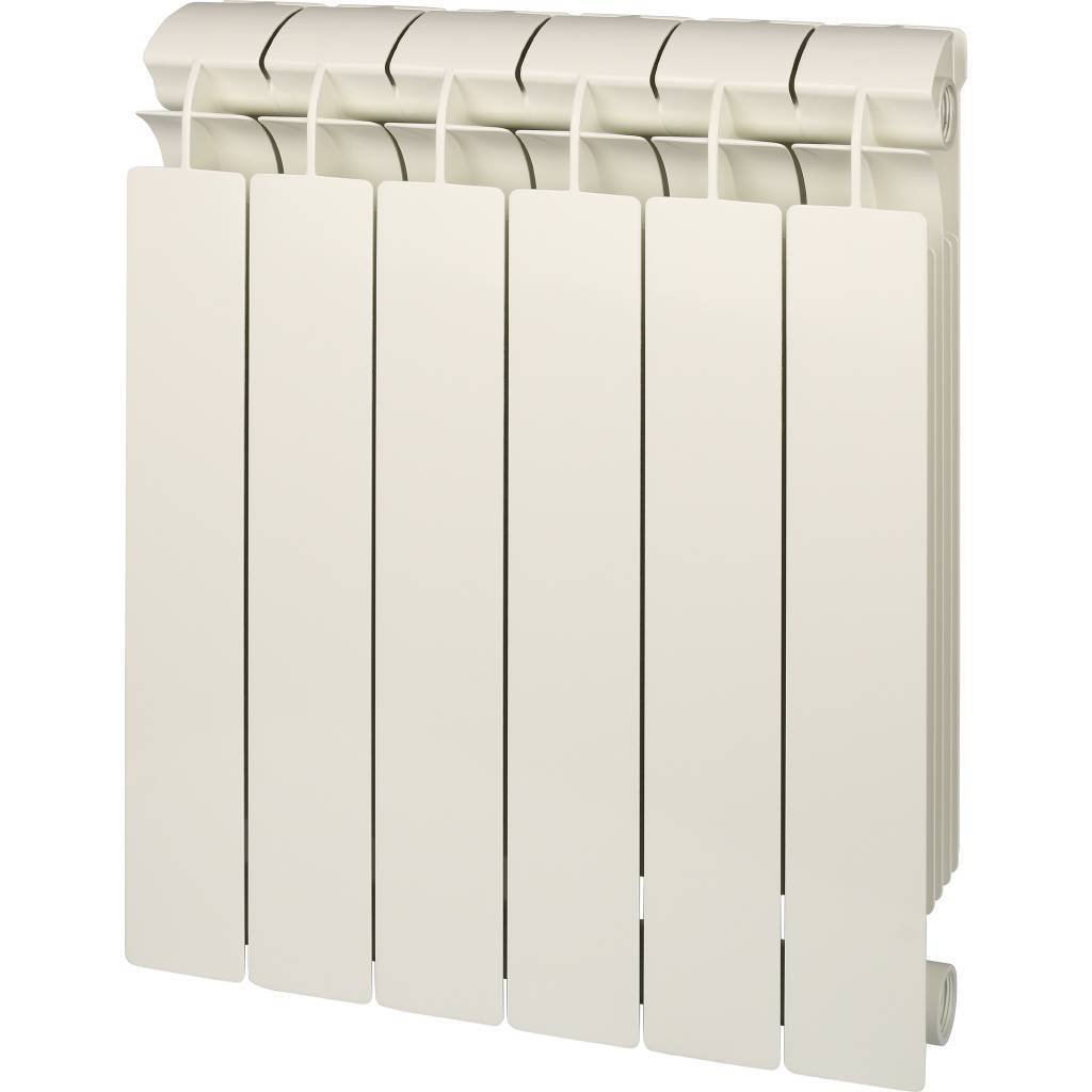 Радиатор биметаллический Global STYLE PLUS 500 2 секции боковое подключение (белый RAL 9010)