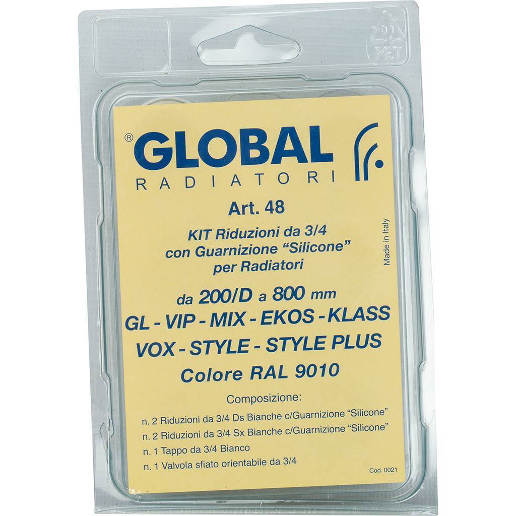 Присоединительный набор Global KIT 3/4 для радиатора. Фото 8