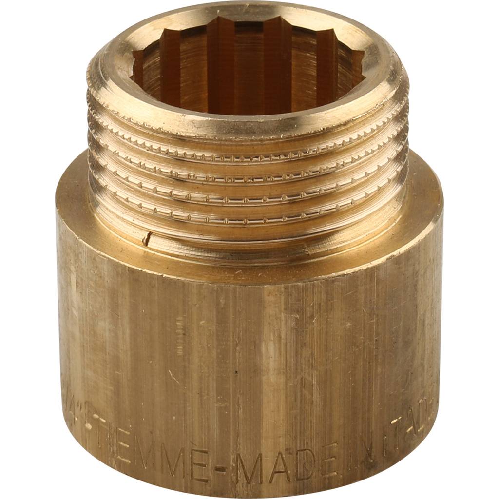 Удлинитель TIEMME HВ 15x3/4 для стальных труб резьбовой. Фото 2