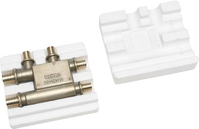 Крестовина РЕХАУ RAUTITAN латунная 20-16-20 ( переход трубы над трубой )