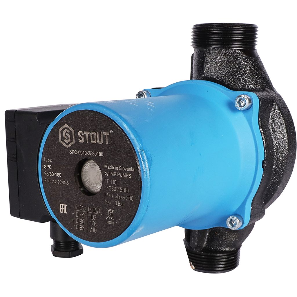 Насос циркуляционный STOUT 25/80-180. Фото 0