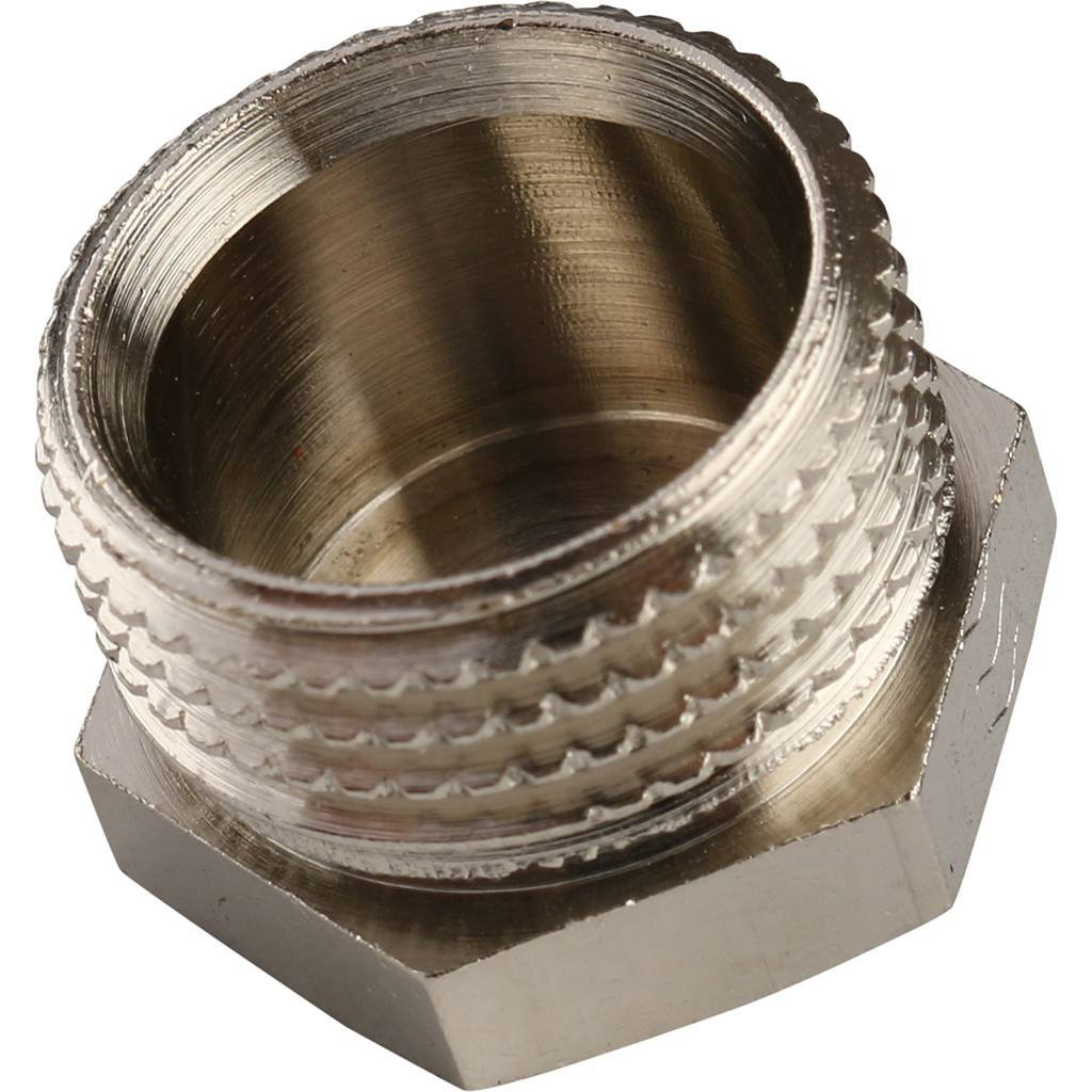 Заглушка TIEMME НР никелированная 1/2 для стальных труб резьбовой. Фото 1