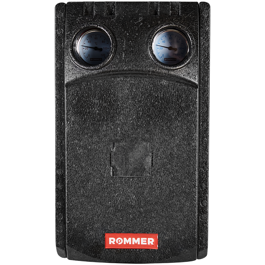 RDG-1001-002501 ROMMER Насосная группа с прямым контуром 1  без насоса в теплоизоляции