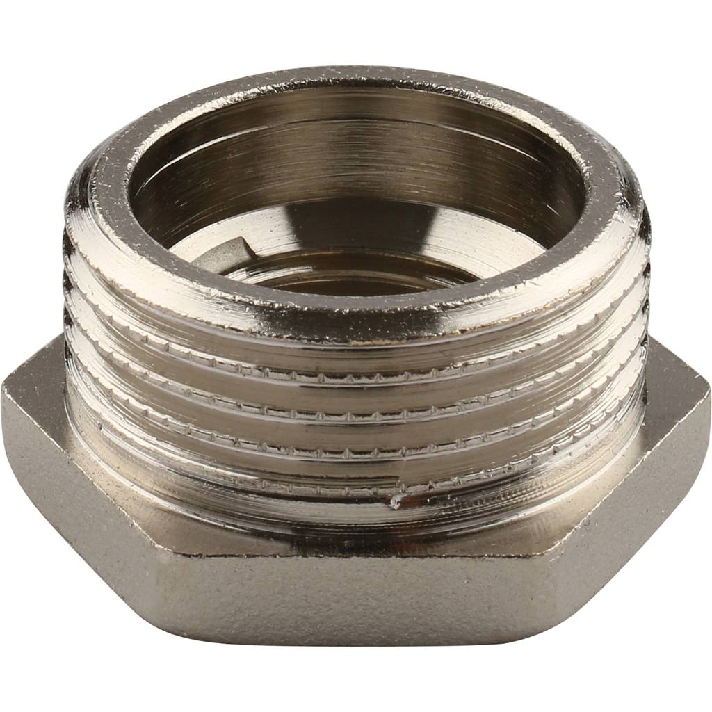 Футорка TIEMME НВ никелированная 1х1/2. Фото 1