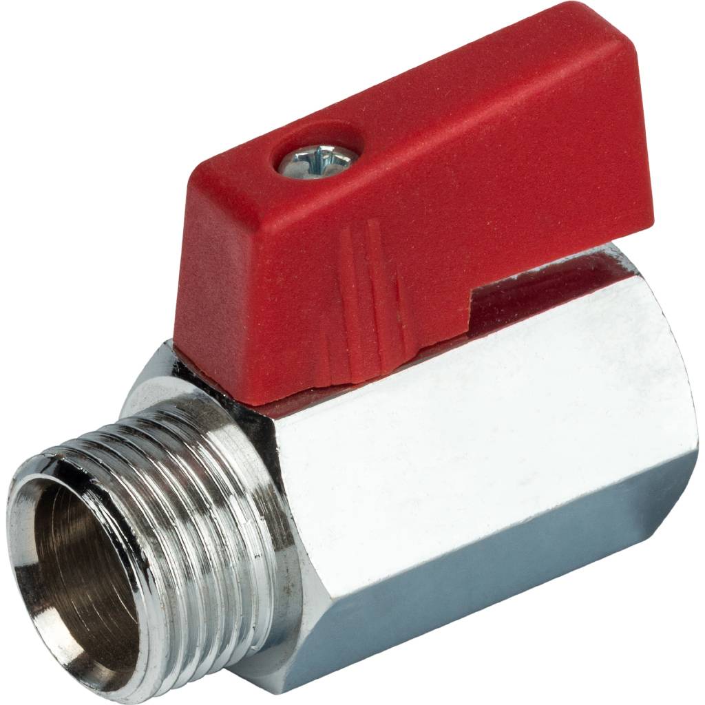 Кран шаровой STOUT 3/8 мини, муфта/резьба