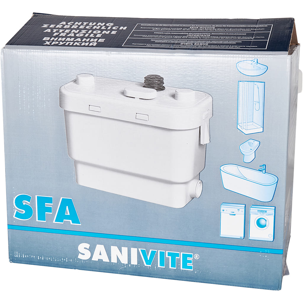Санитарный насос SFA SANIVITE, 4 подкл, Tmax-65°C. Фото 6