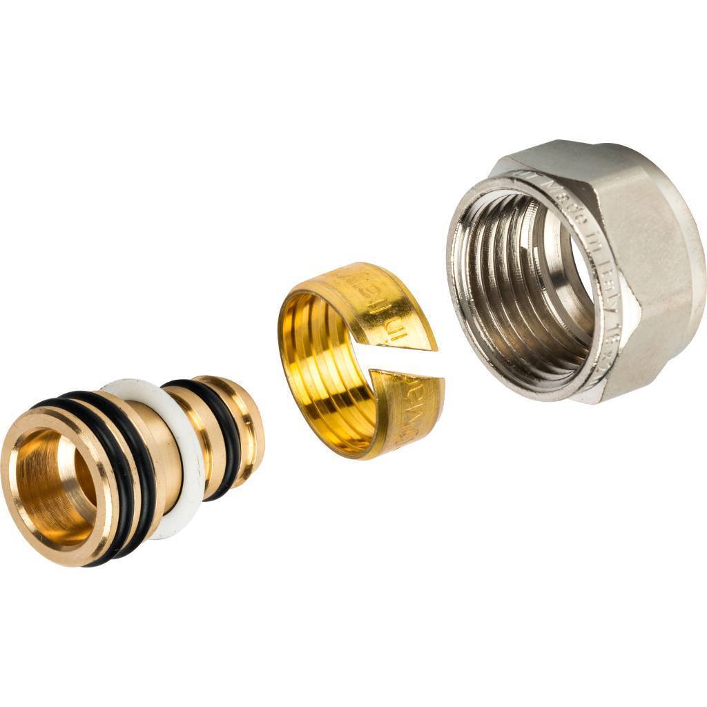 Фитинг компрессионный STOUT евроконус для труб PEX-AL-PEX 16х2,0х1/2