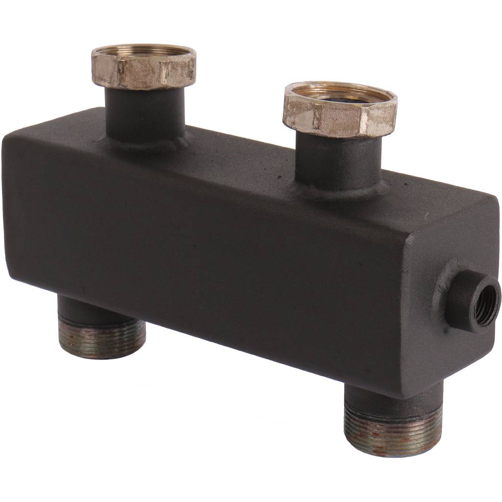 Гидравлическая стрелка с накидными гайками ROMMER RDG-0015 1 1/2, 5,60 м3/час RDG-0015-004003