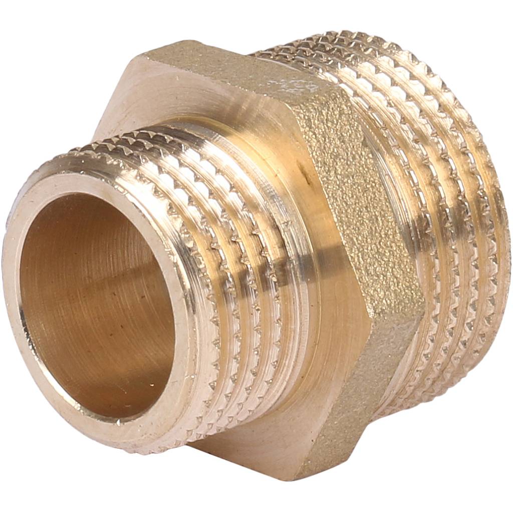 Ниппель HH TIEMME 3/4х1/2 для стальных труб резьбовой. Фото 0