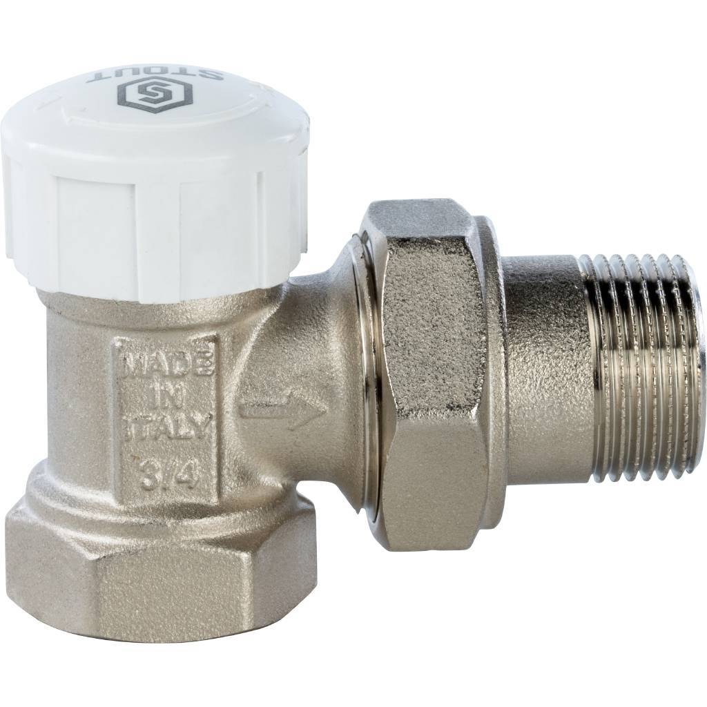 Клапан термостатический STOUT угловой 3/4. Фото 2