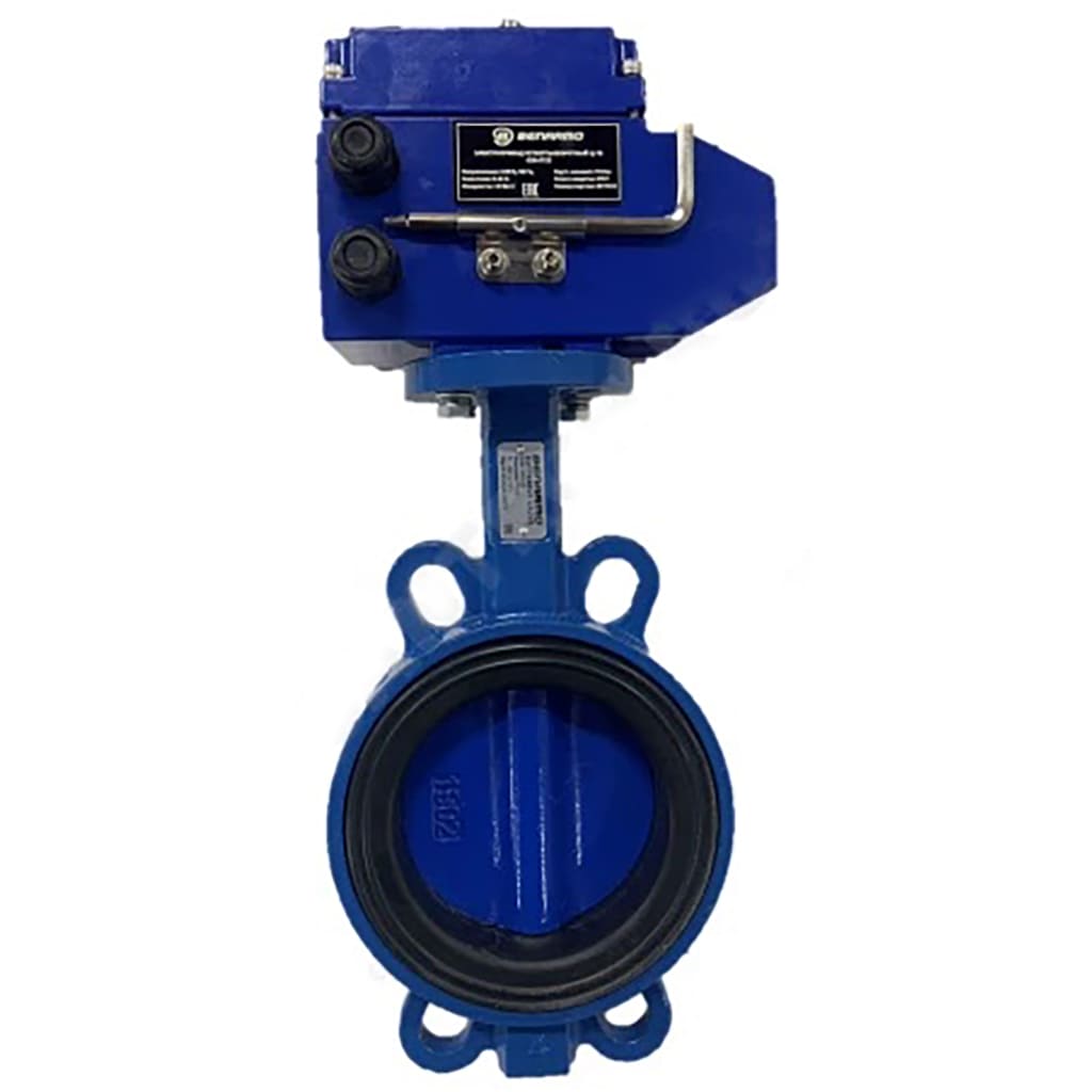 Купить затвор дисковый поворотный benarmo dn 100 pn16 межфланцевый из ...