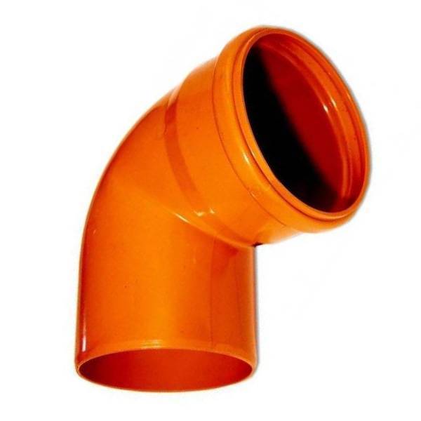 Отвод Sinikon D110 x 87° для нар. канализации