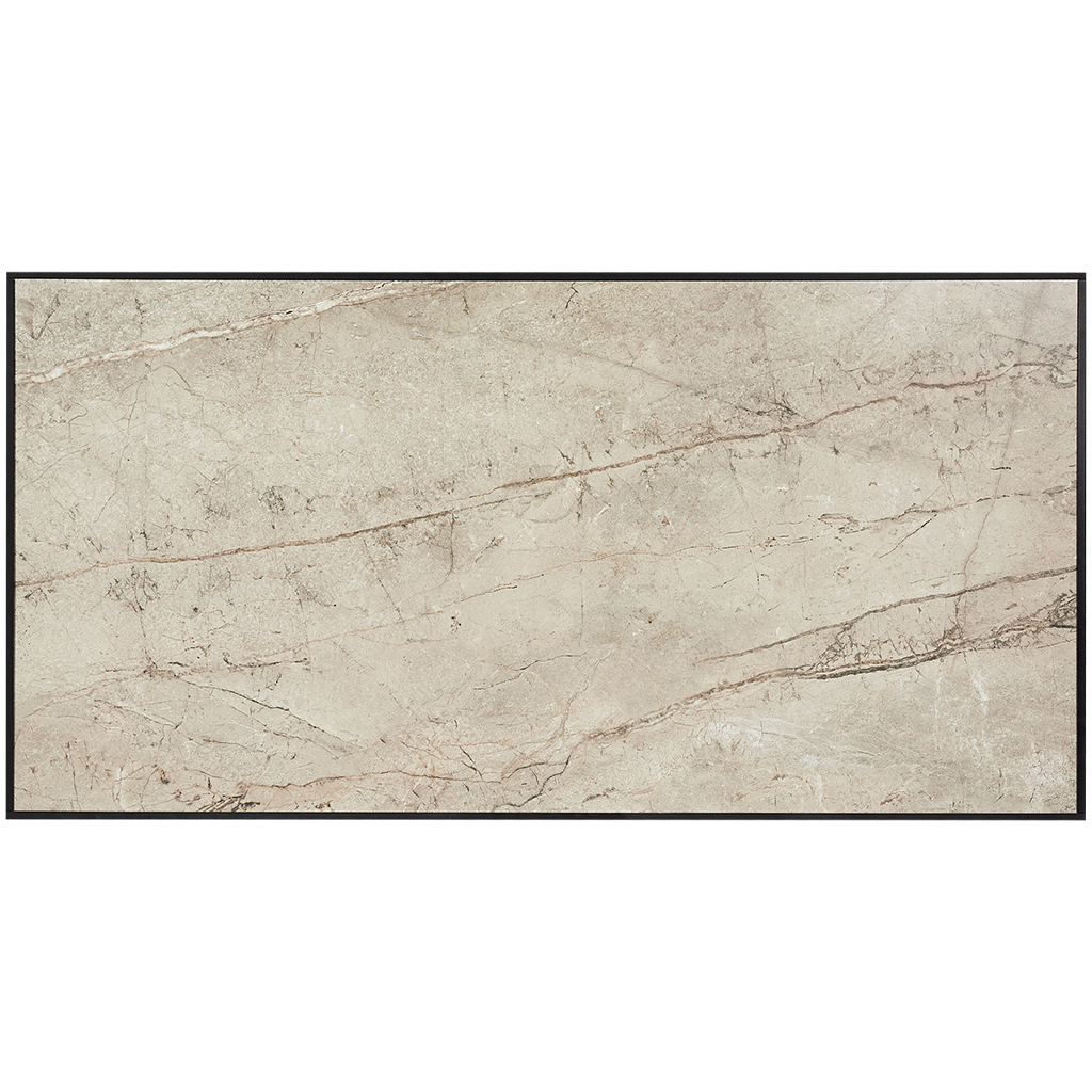 Отопительная панель STOUT GREY STONE SCT 120*60 серый гранит / черный корпус