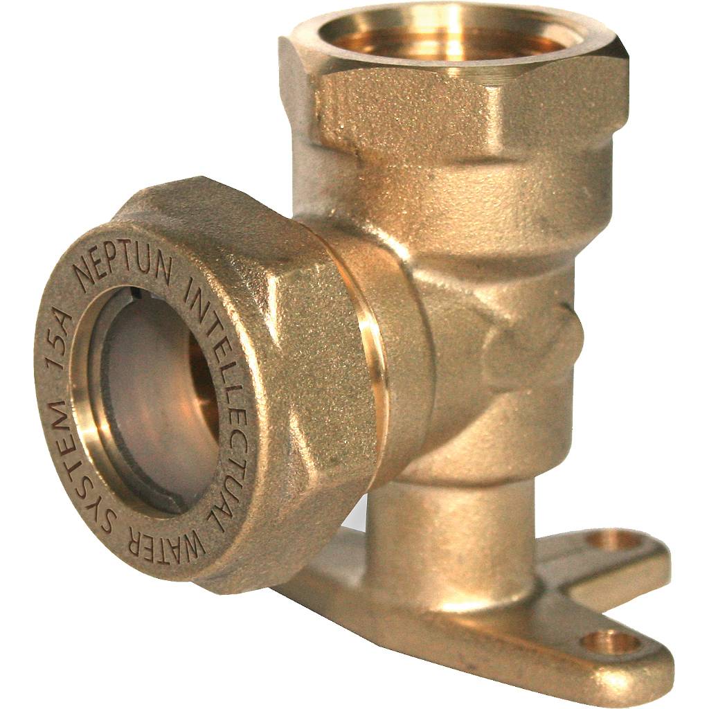 Угольник Stahlmann с креплением (F) 15х1/2 EF