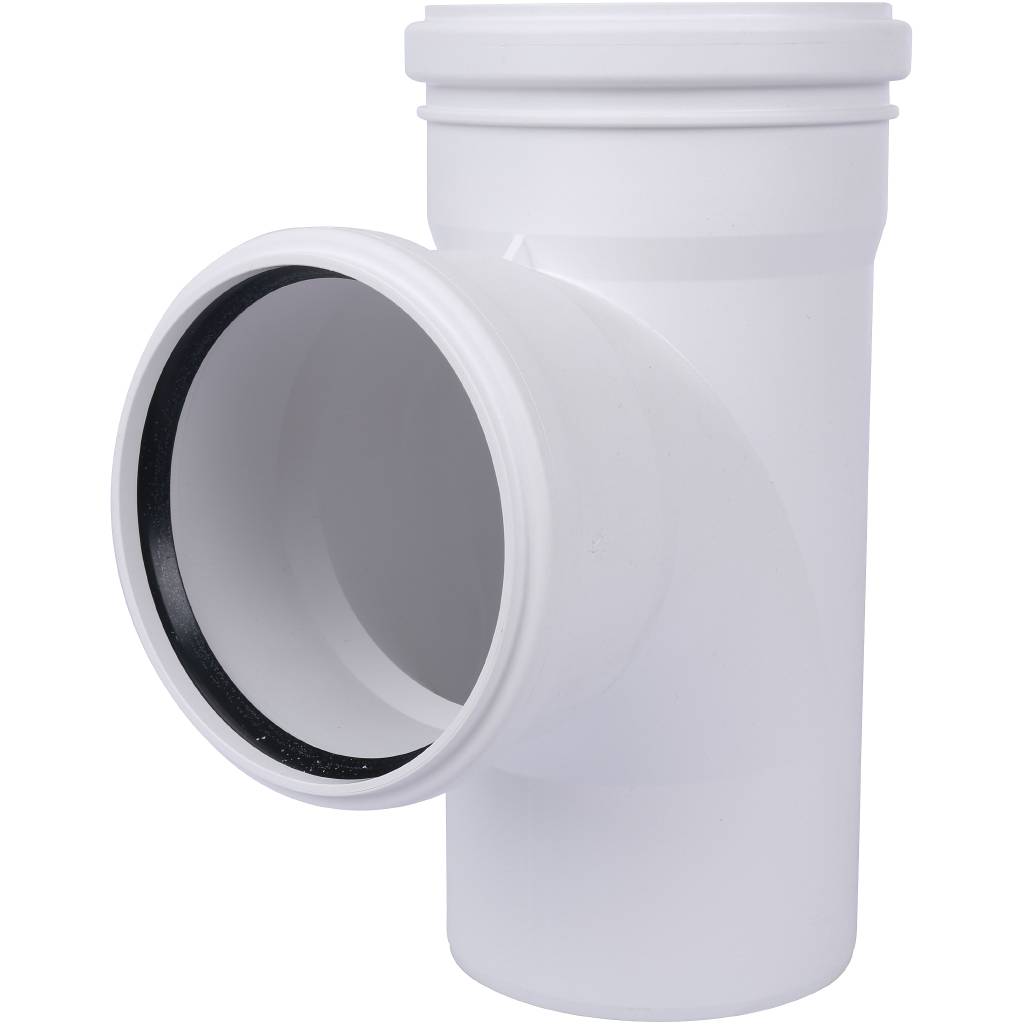 Тройник РЕХАУ RAUPIANO PLUS 110/110/87° max flow (гидравл. оптимизированный радиус изгиба)