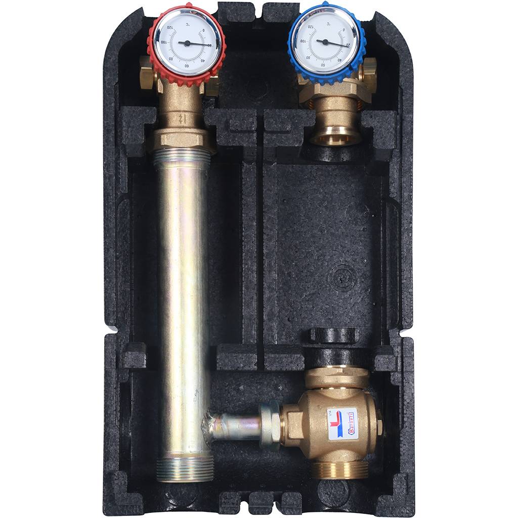 Насосная группа STOUT SDG-0014 для твердотопливных котлов 1 без насоса SDG-0015-002501