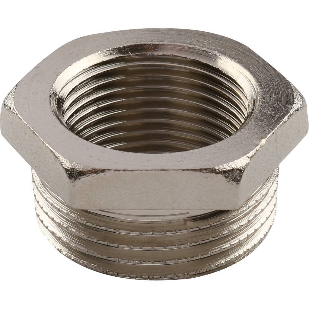 Футорка TIEMME НВ никелированная 1х3/4