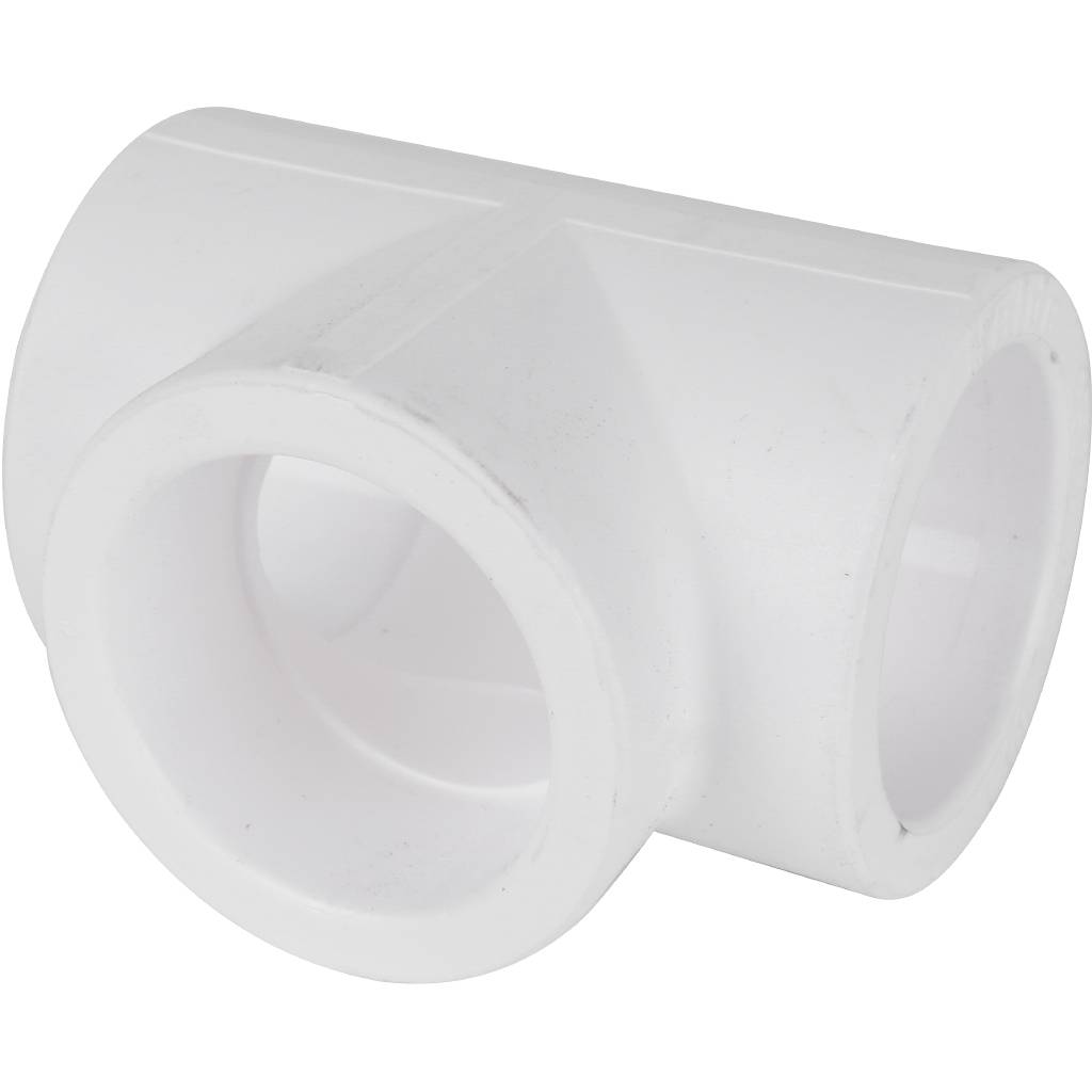 Тройник Kalde d=50 для полипропиленовых труб под сварку (цвет белый)