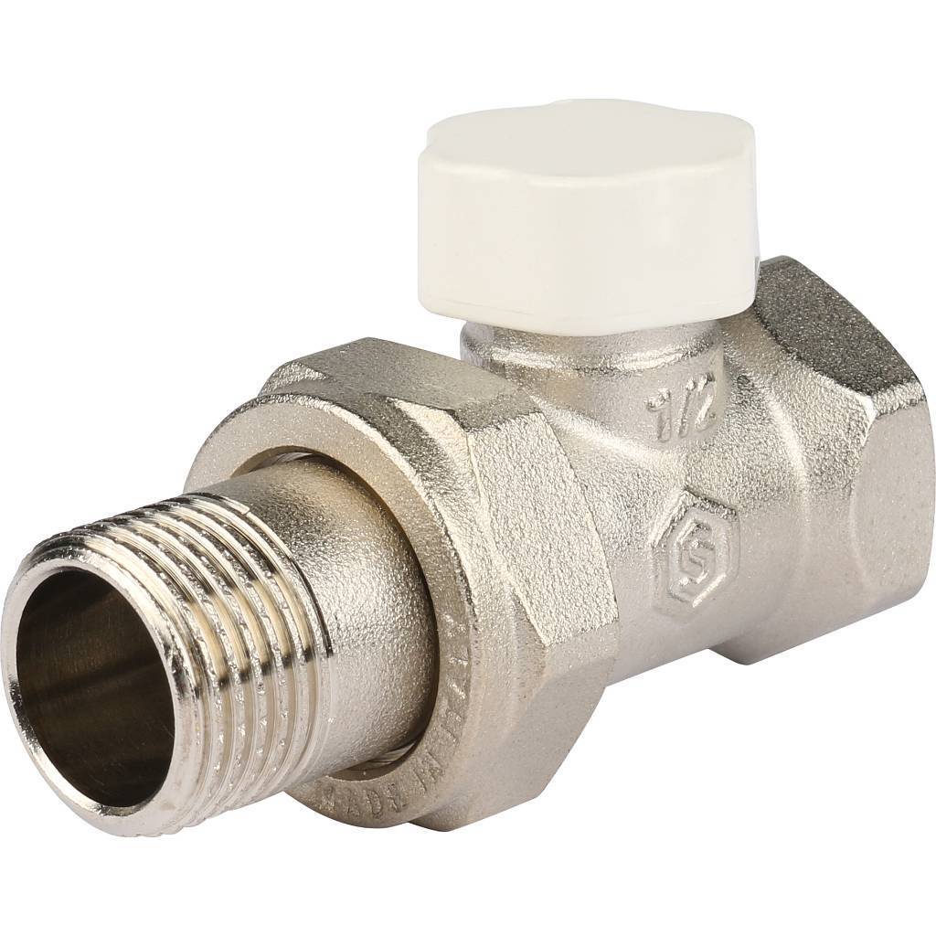 Клапан запорно-балансировочный STOUT SVL прямой 1/2