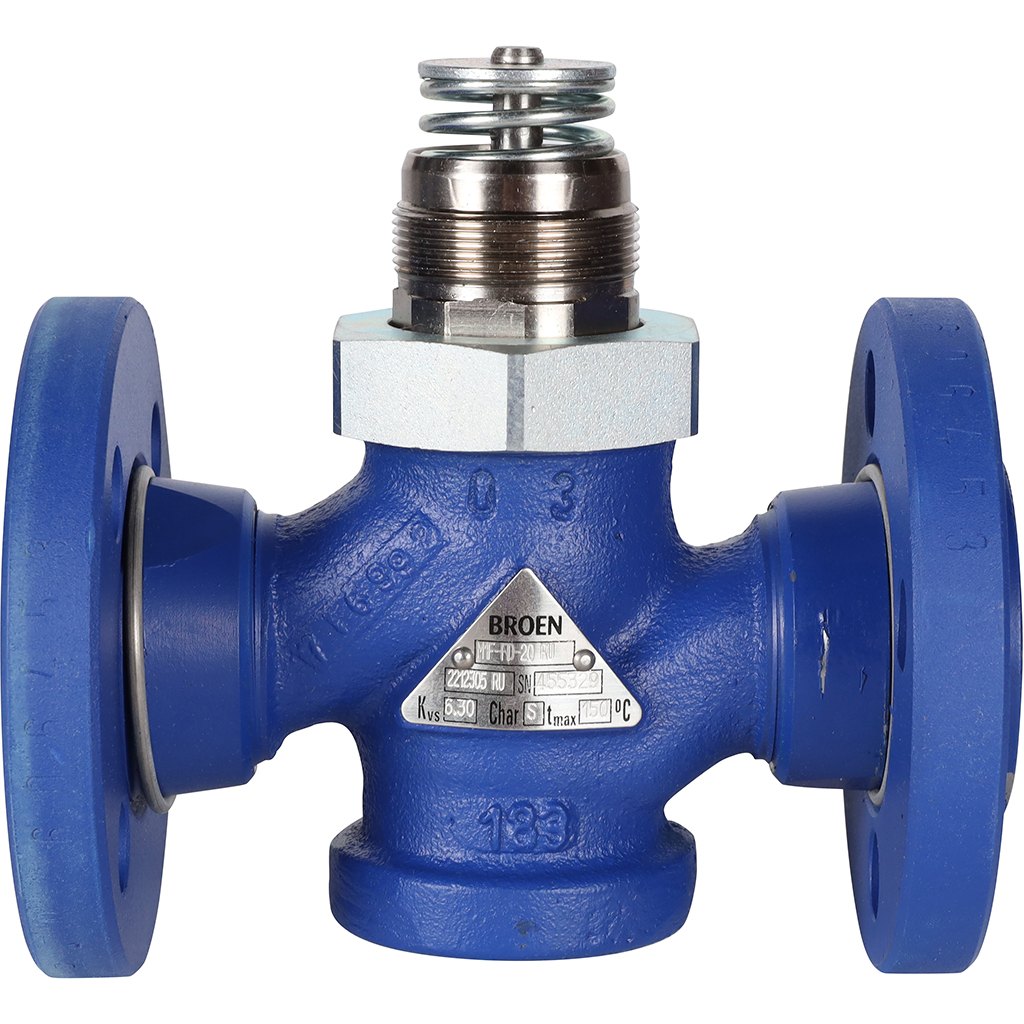 Клапан 2-х ходовой фланцевый БРОЕН M1F-FD-040. Фото 1