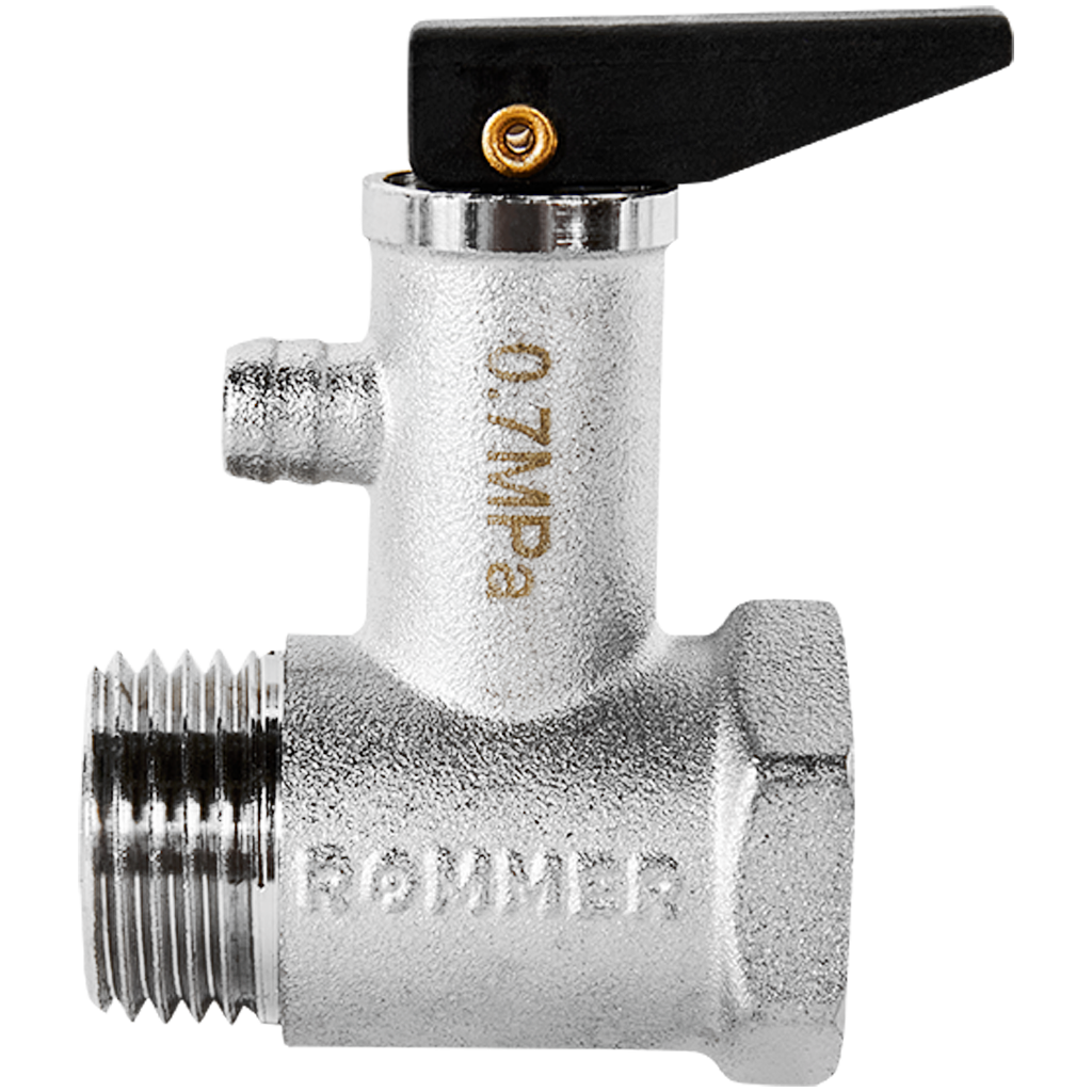 Предохранительный клапан ROMMER для водонагревателя 7 бар 1/2