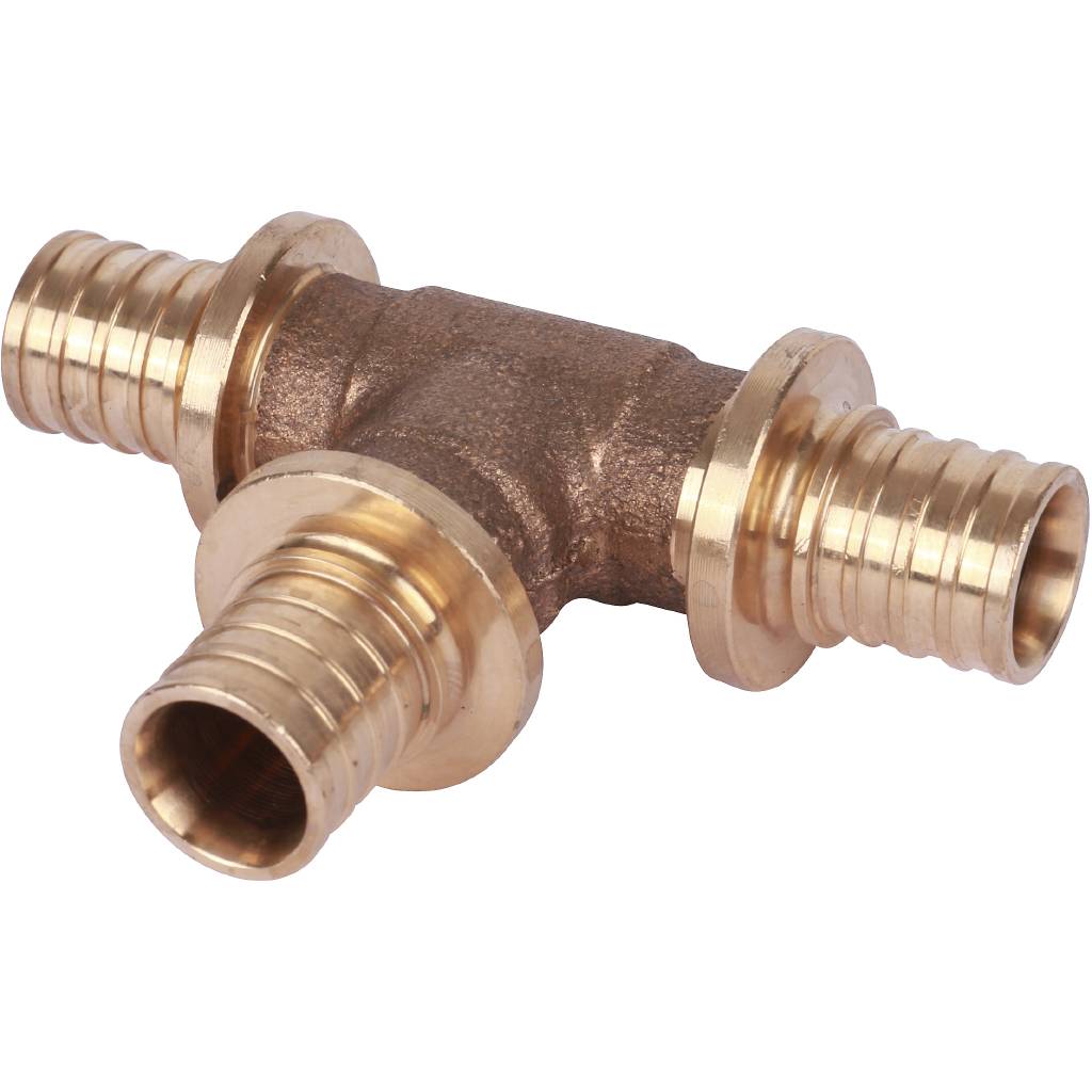 Тройник равнопроходный РЕХАУ RAUTITAN PLATINUM 16-16-16 RX для труб из сшитого полиэтилена аксиальный