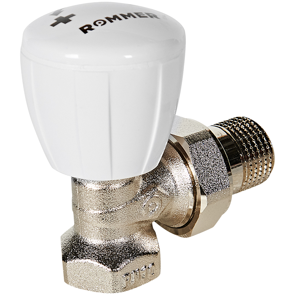 Клапан ручной регулирующий ROMMER RVR-0002-100015 угловой 1/2