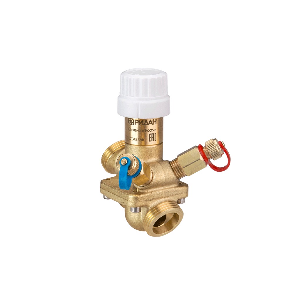 Автоматический балансировочный клапан Ридан AQT-R3 DN32, с ниппелями