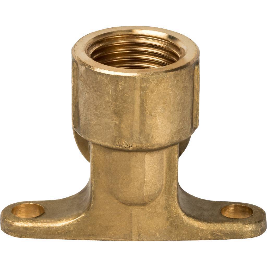 Угольник STOUT настенный с креплением 20xRp 1/2 для труб из сшитого полиэтилена аксиальный. Фото 2