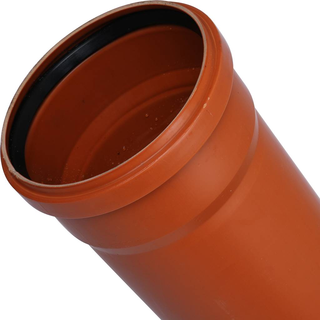 Sinikon НПВХ Труба для нар. канализации D 160 x 4,0 SN4 (Длина: 2000 мм). Фото 4