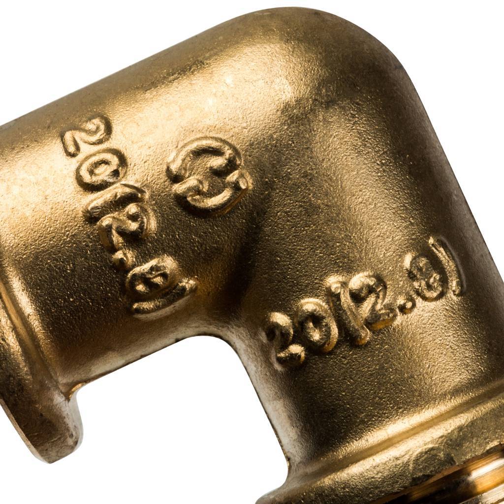 Угольник STOUT 90° 20 для труб из сшитого полиэтилена аксиальный. Фото 4