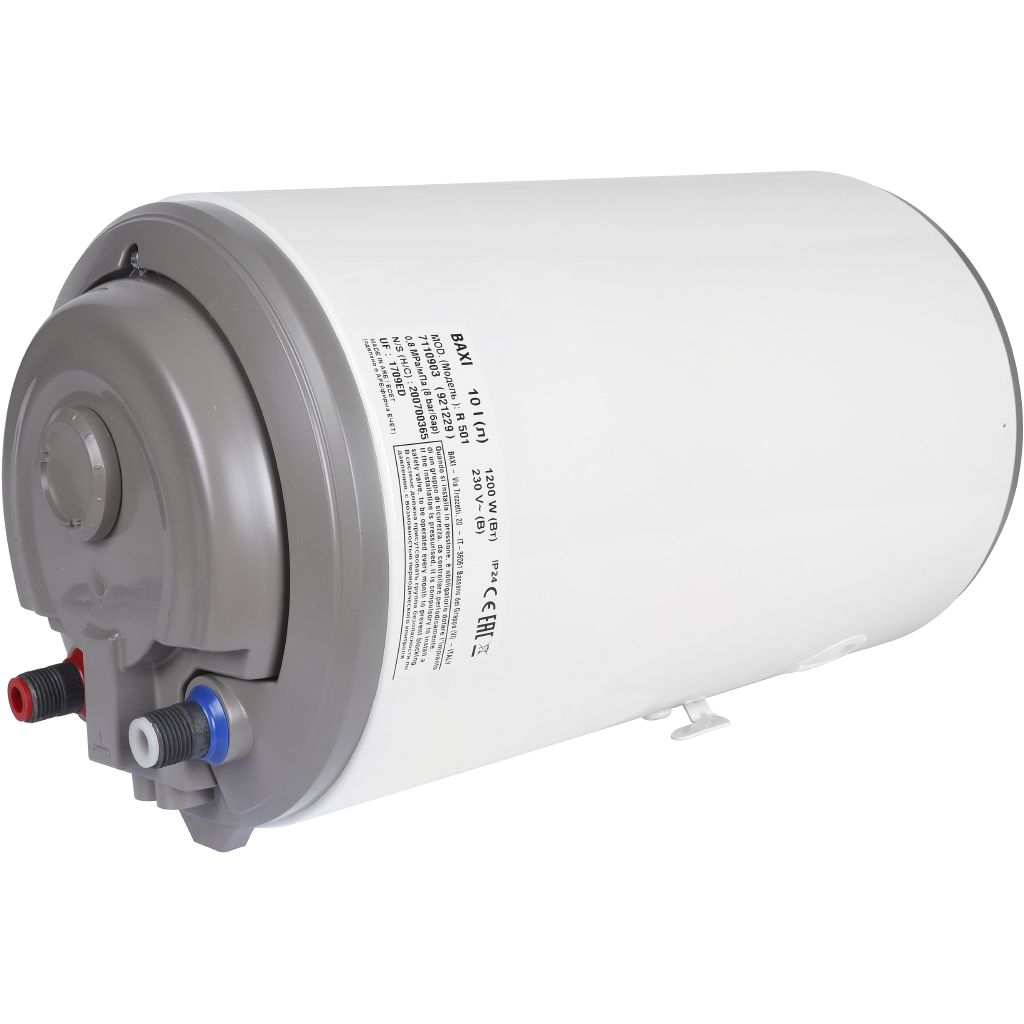 Водонагреватель накопительный 10 л. Baxi EXTRA R 501 вертикальный эмалированная сталь. Фото 4