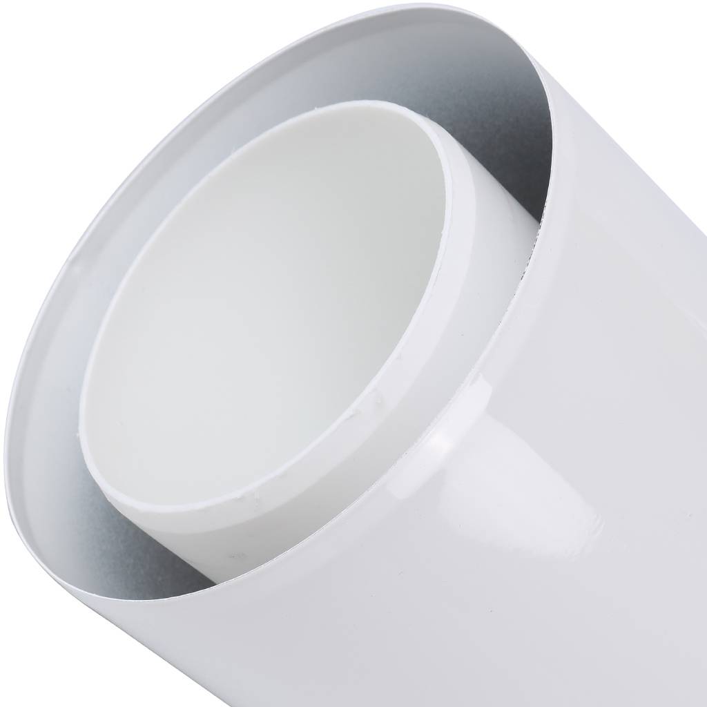 Горизонтальная коаксиальная труба Baxi с наконечником, диам. 110/160 мм, длина 1000 мм, НТ. Фото 4