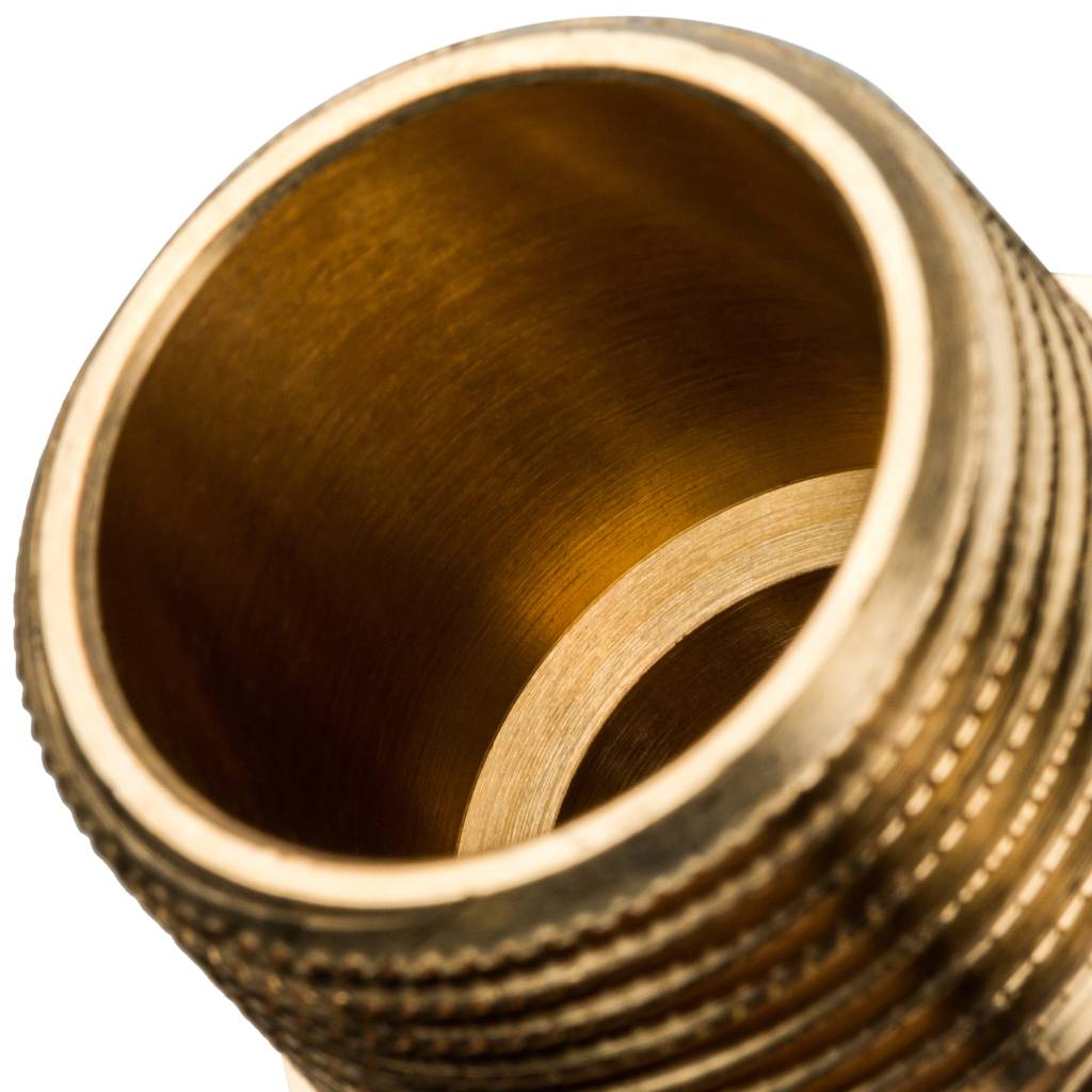 Переходник STOUT с наружной резьбой 32xR 1 для труб из сшитого полиэтилена аксиальный. Фото 3