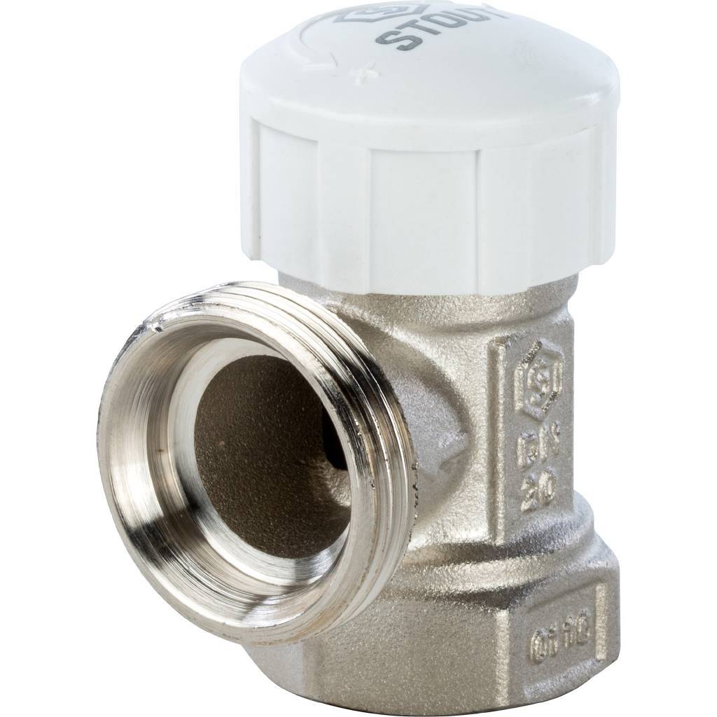 Клапан термостатический STOUT угловой 3/4. Фото 3
