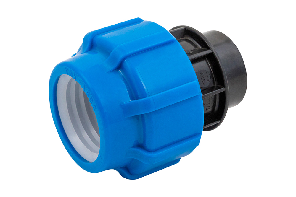 52005114 Политэк Муфта ПНД с внутренней резьбой 50х1 1/4 ТПК-АКВА