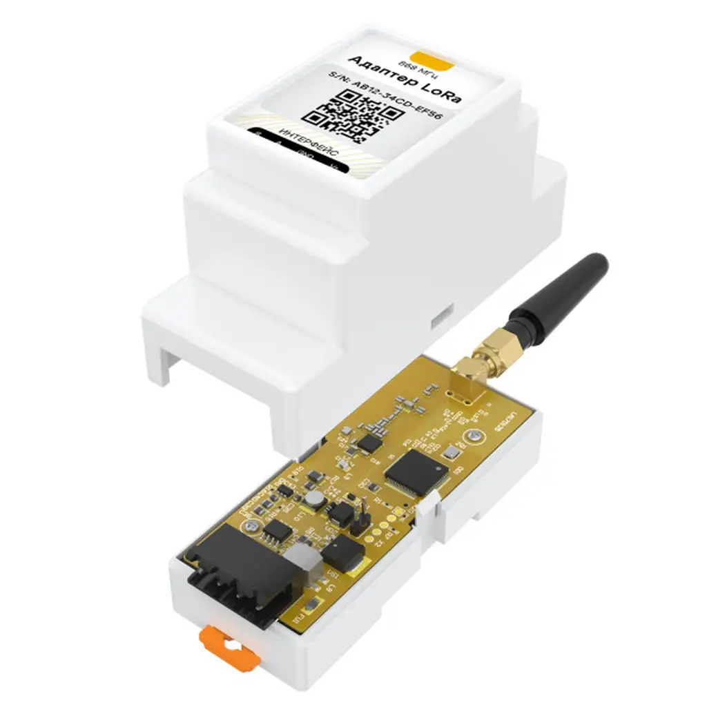 ec01096 (ec01040) Ectocontrol Адаптер для датчиков LoRa, DIN, RS485 (Modbus). Фото 9