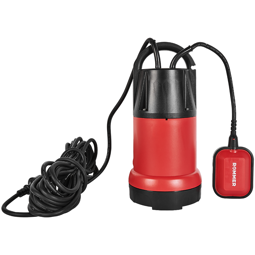 Насос дренажный ROMMER OPTIMA, кабель 10м, 900 Вт, универсальный