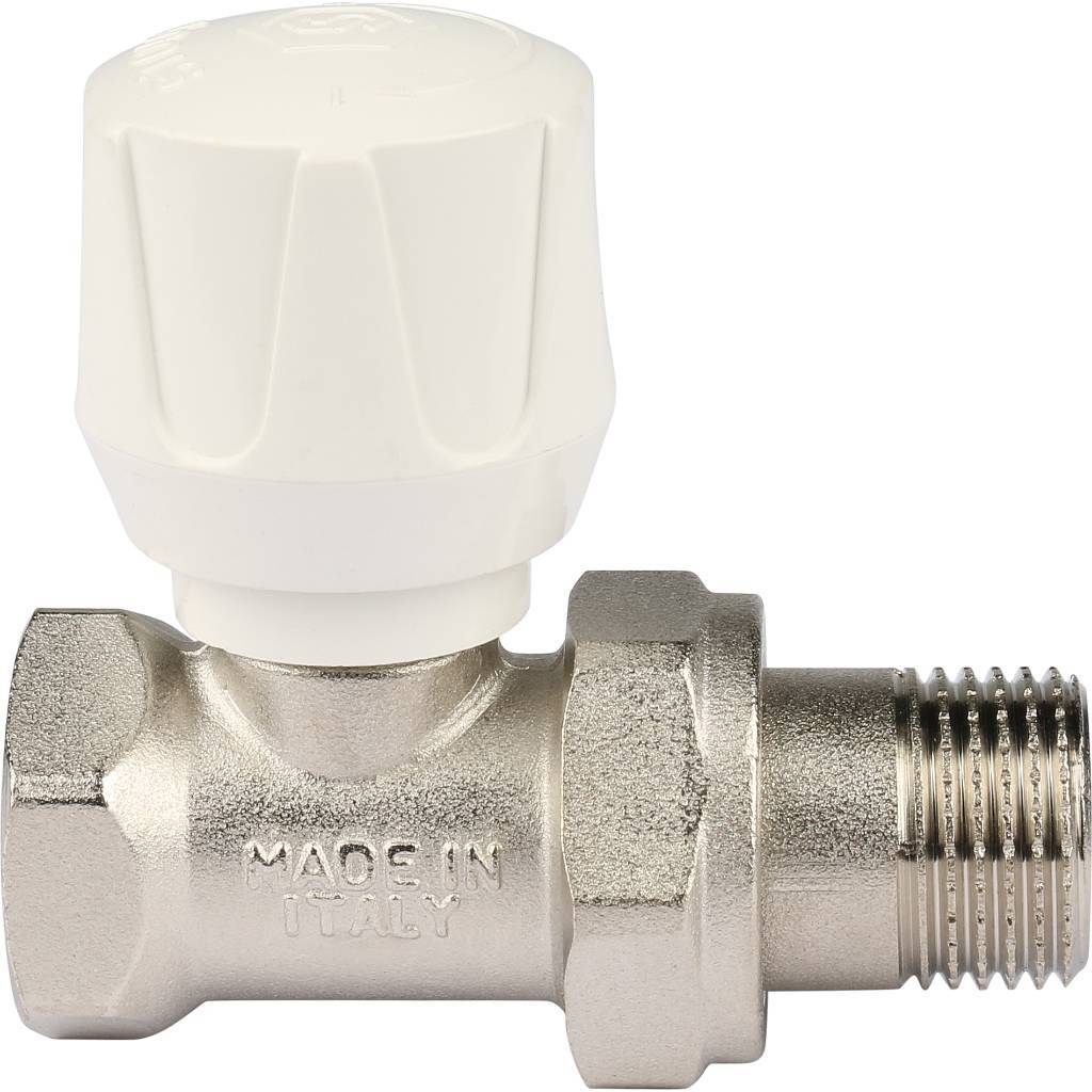 Клапан ручной терморегулирующий STOUT SVR прямой 1/2. Фото 2