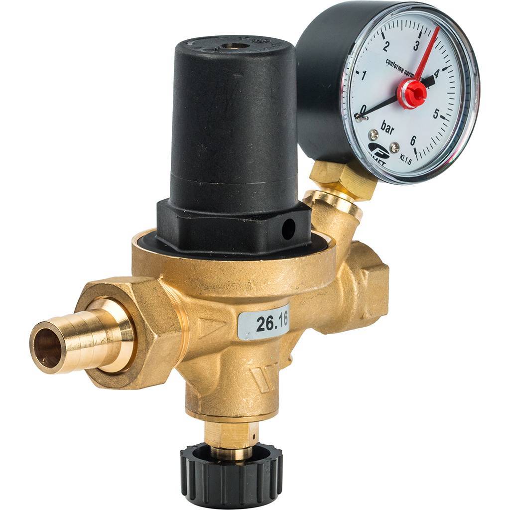 Подпиточный клапан ALIMAT Watts ALMD 1/2 с манометром. Фото 1