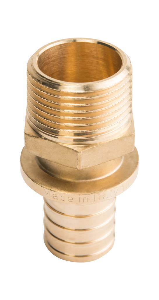 Переходник STOUT с наружной резьбой 32xR 1 для труб из сшитого полиэтилена аксиальный. Фото 8