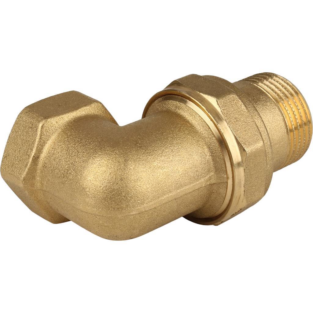 Соединитель угловой латунный Itap 152 1 «американка». Фото 2