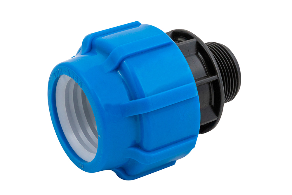 50031450 Политэк Муфта ПНД переходная с наружной резьбой 50 х 1 1/4 ТПК-АКВА