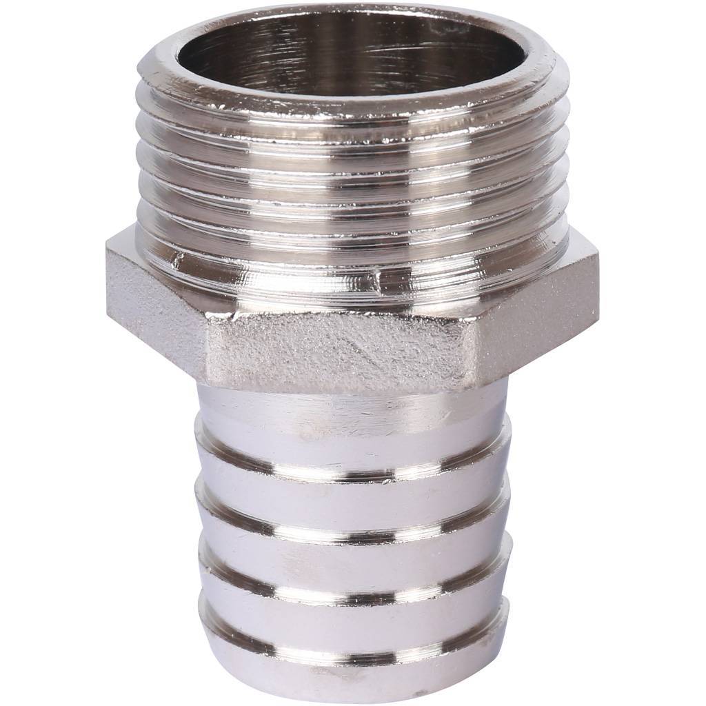 Штуцер STOUT НР никелированный 1 x25