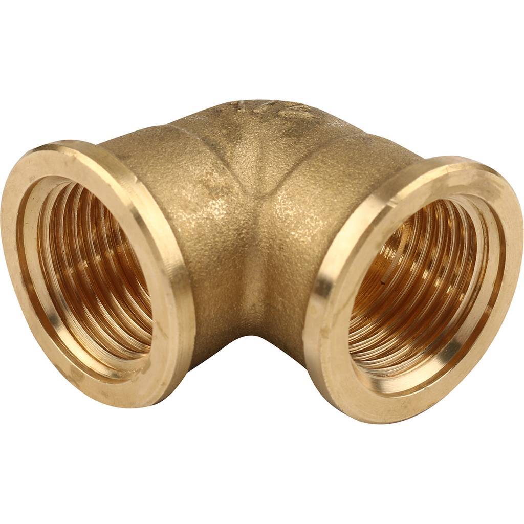 Угольник TIEMME ВВ 1/2х1/2 для стальных труб резьбовой