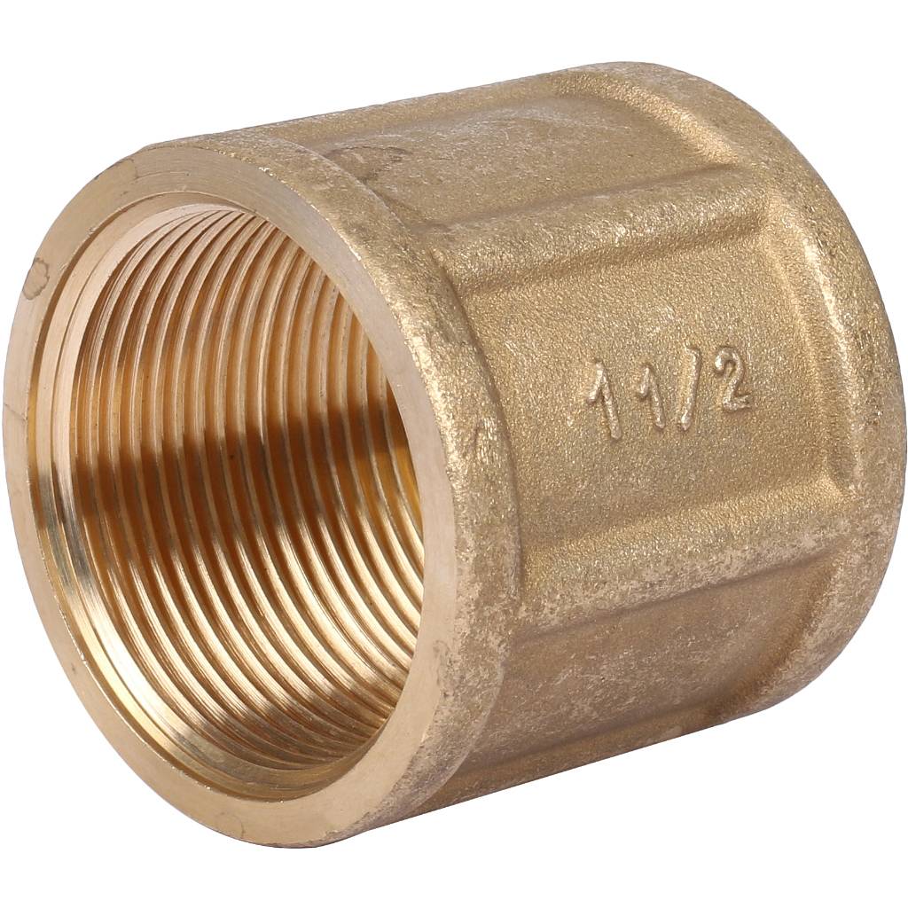 Муфта TIEMME ВВ 1 1/2х1 1/2 для стальных труб резьбовой