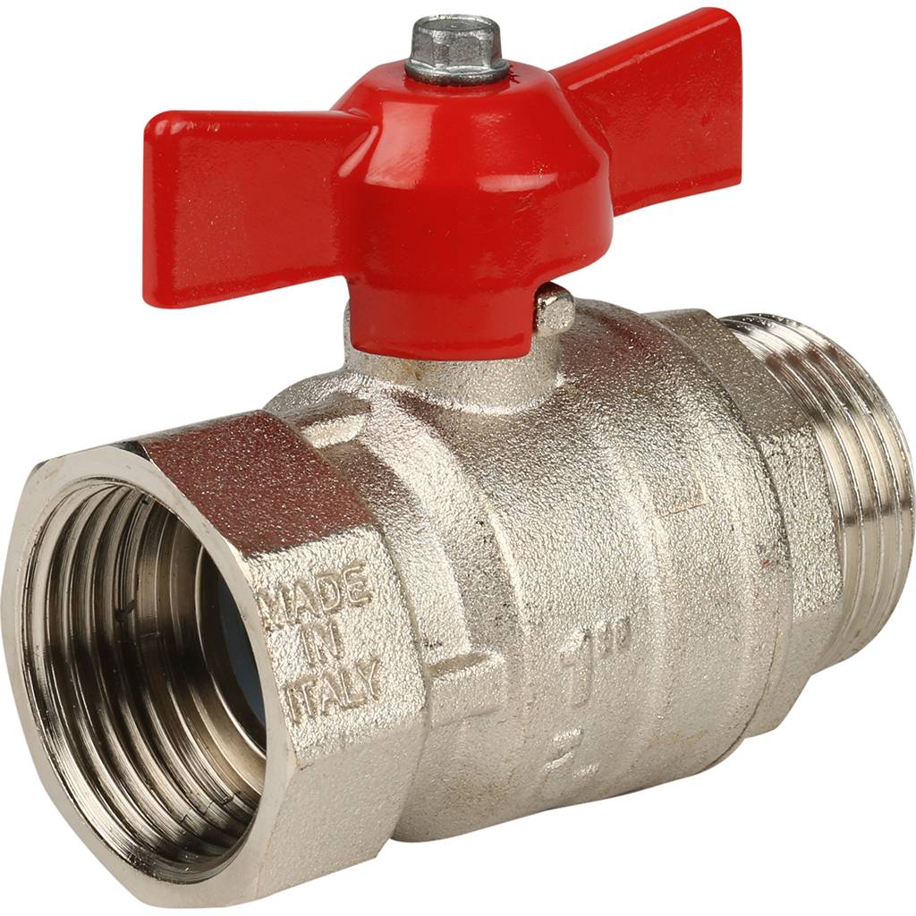 Кран шаровой Itap IDEAL 093 1 муфта/резьба полнопроходной (бабочка). Фото 1