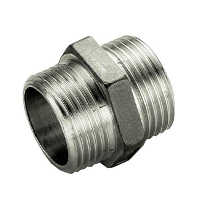 Ниппель HH TIEMME никелированный 1х1 для стальных труб резьбовой