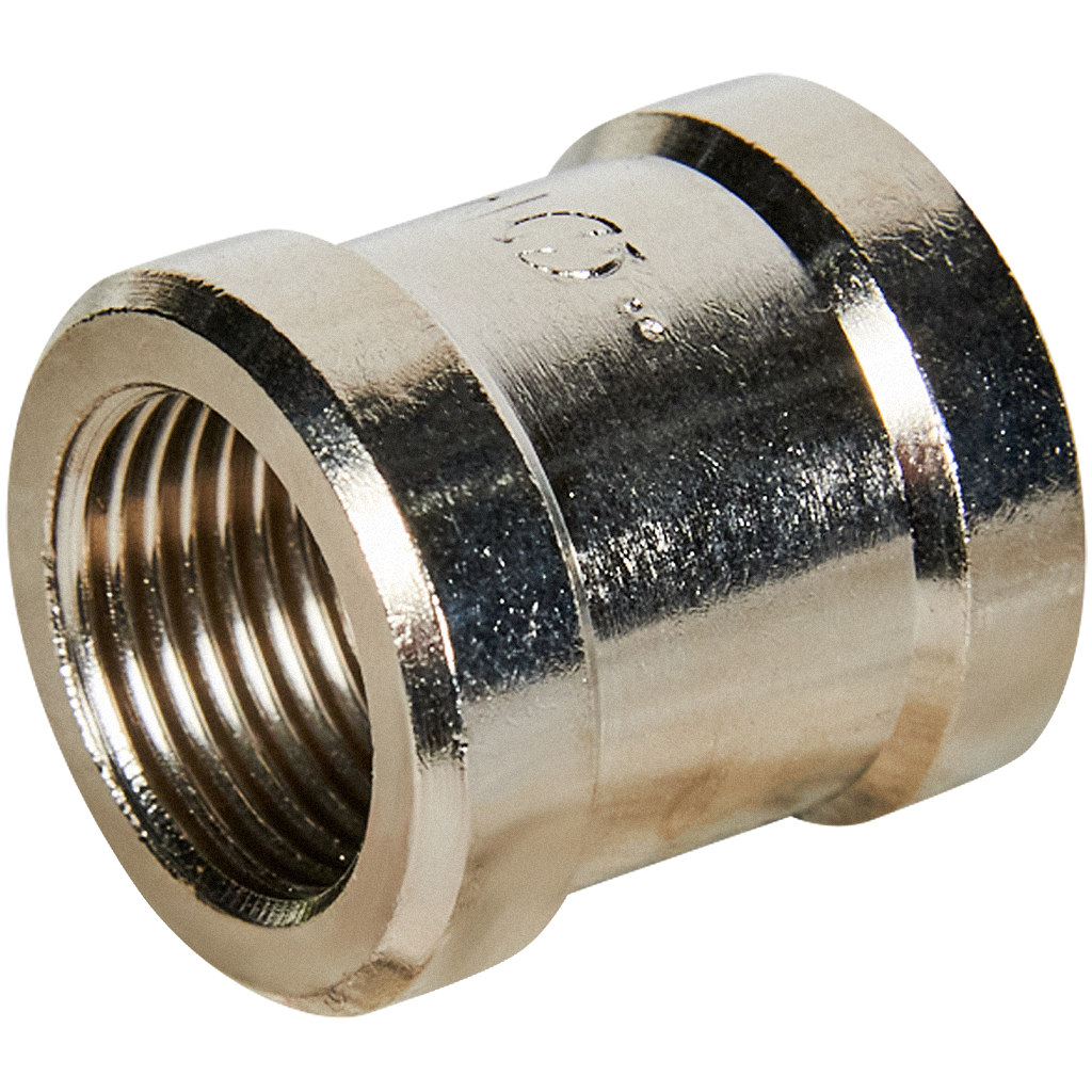 Муфта STOUT ВВ никелированная 3/8. Фото 0